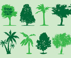 Tree Silhouettes Vector