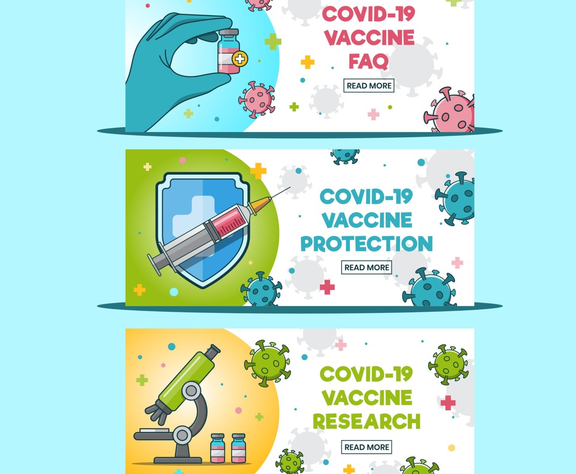 Covid 19 Vaccines Banner Collection