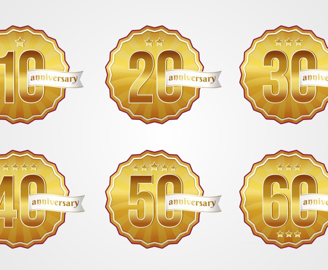 Golden anniversary badge collections