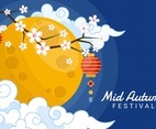 Mid Autumn Festival Moon Concept