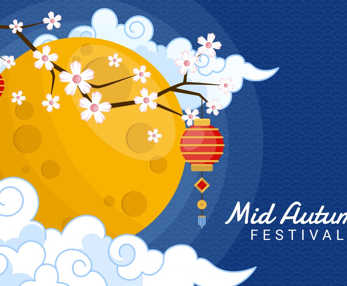 Mid Autumn Festival Moon Concept