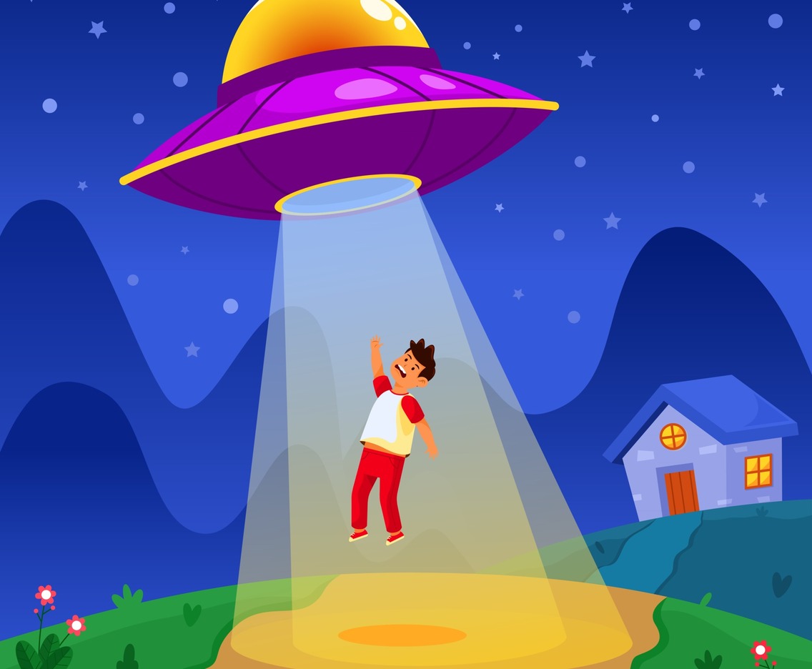 UFO Abducting People