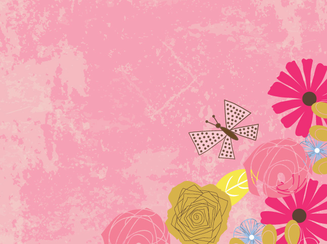 Free Floral Vector Background