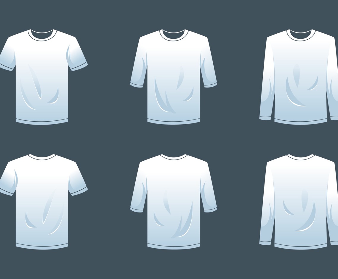 Blank Clothes Front And Back Template
