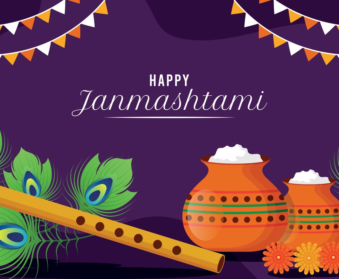 Janmashtami Festival Background