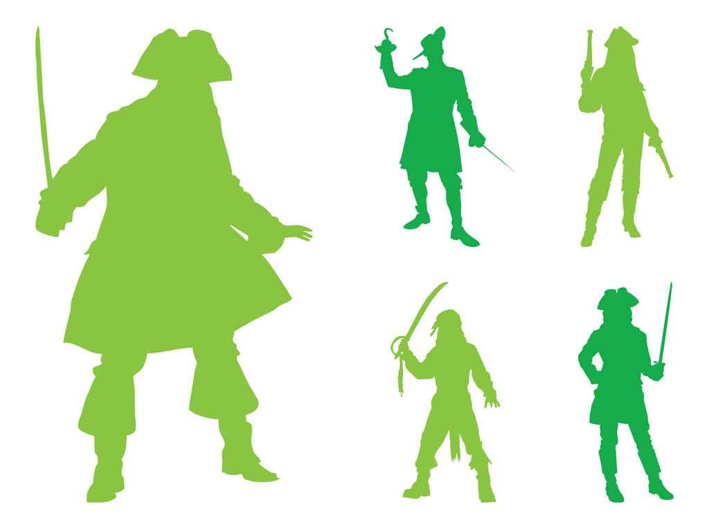 Pirate Silhouettes Graphics