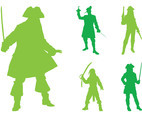 Pirate Silhouettes Graphics