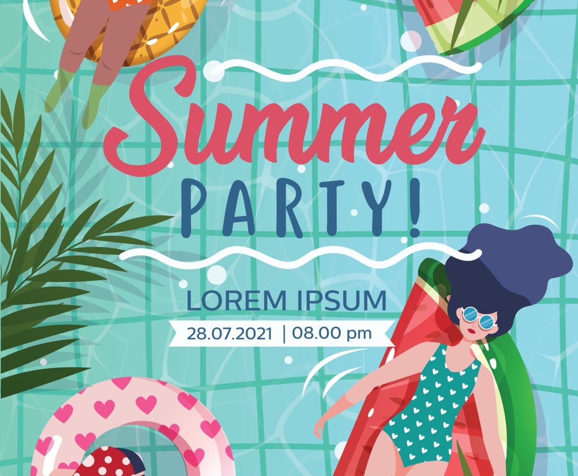 Summer Party Poster Concept