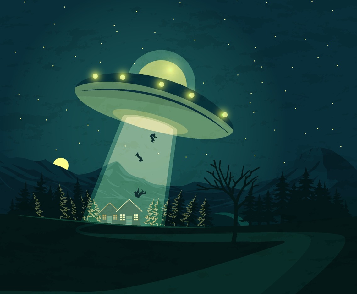 Taken By UFO At Night