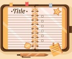 Notebook Template Background