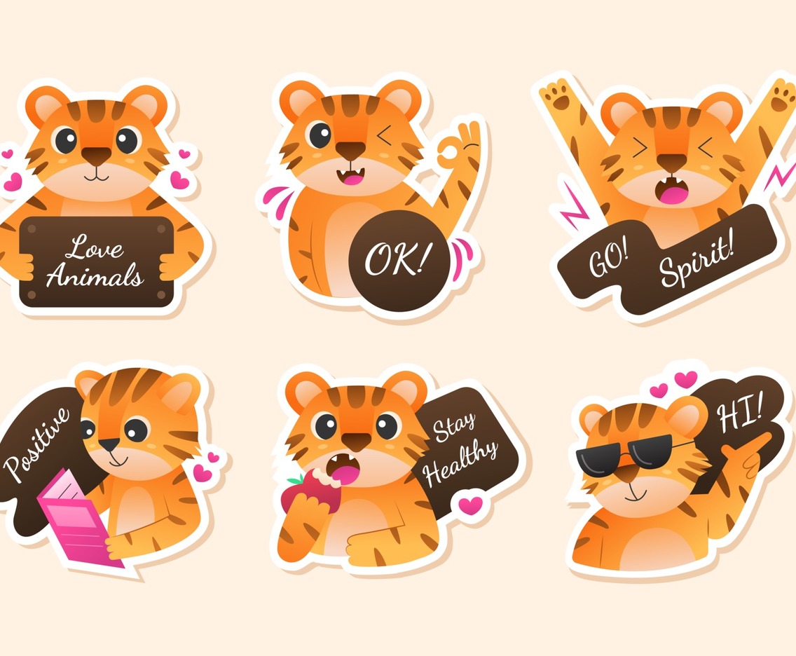 Tiger Day Activism Cute Sticker