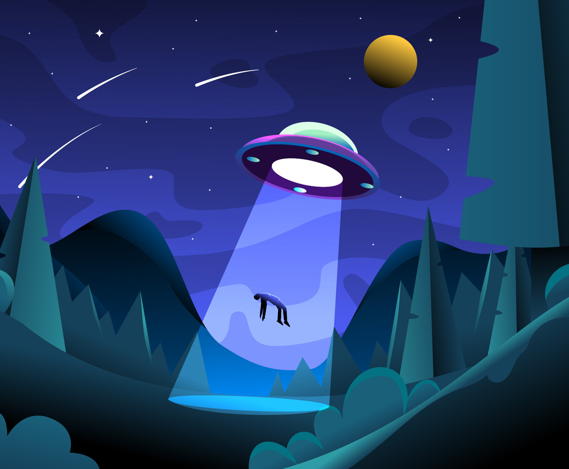 UFO Take People To The Sky