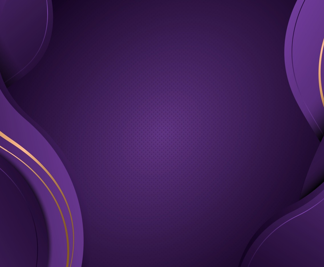 Purple Paper Cut with Golden Line