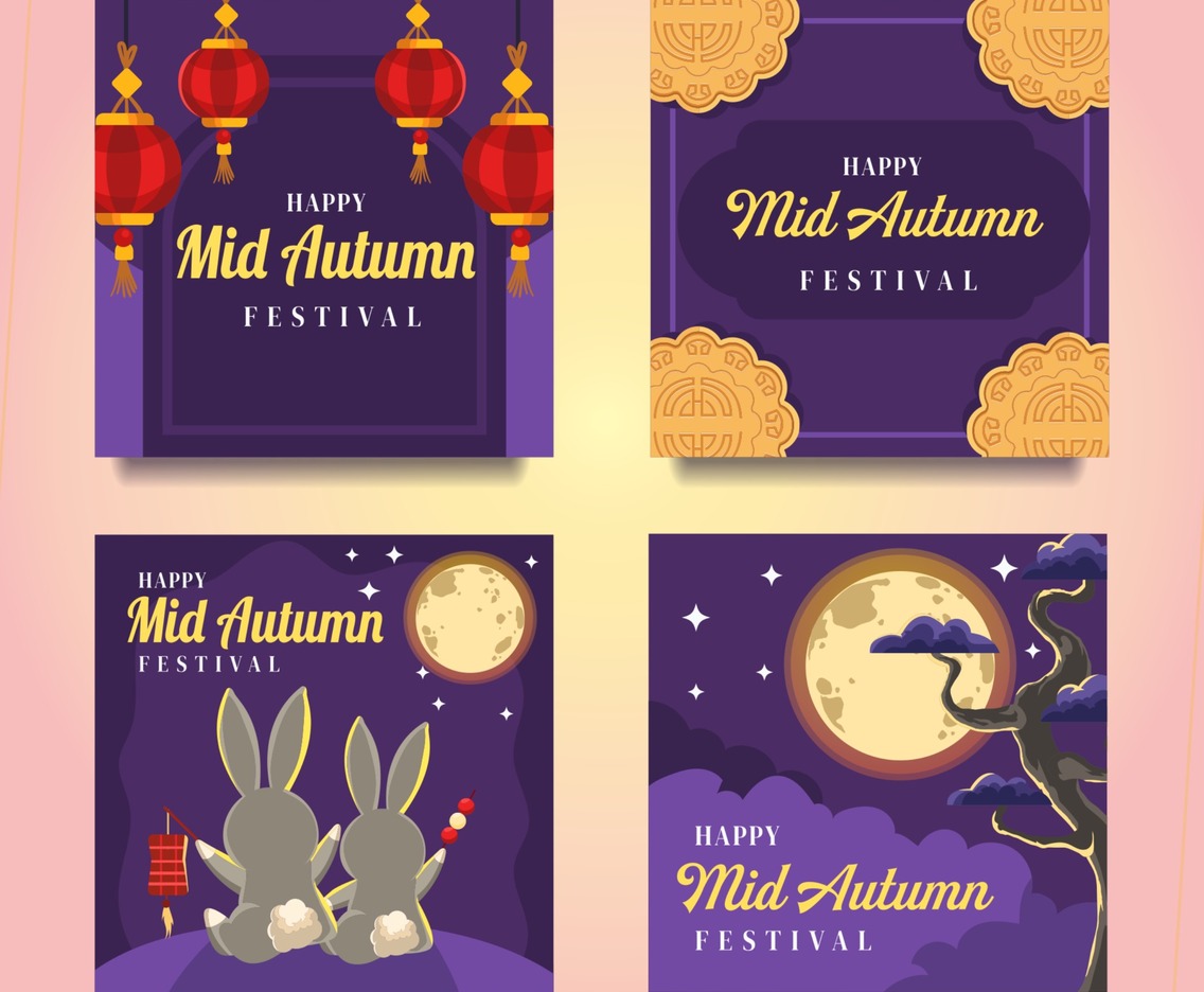 Moonlight Mid Autumn Card