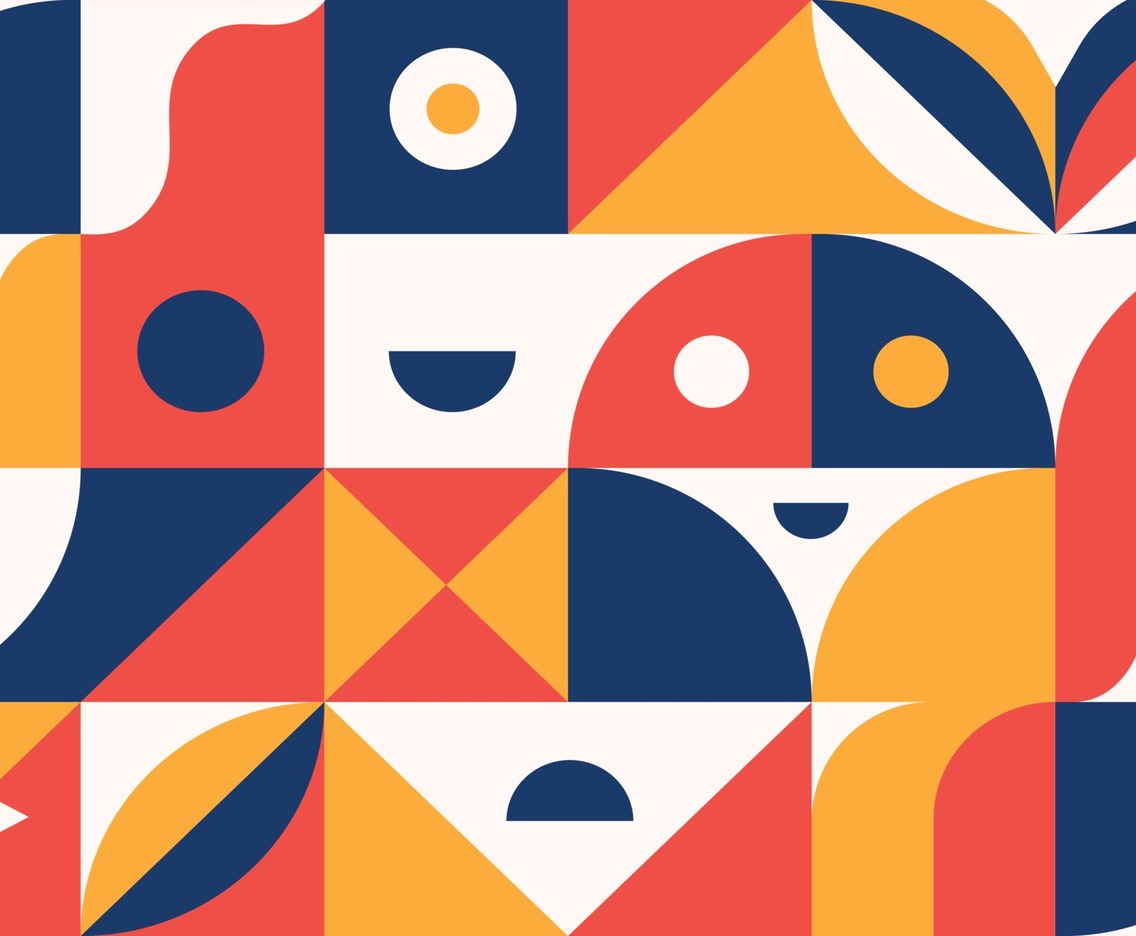 Flat Geometric Background