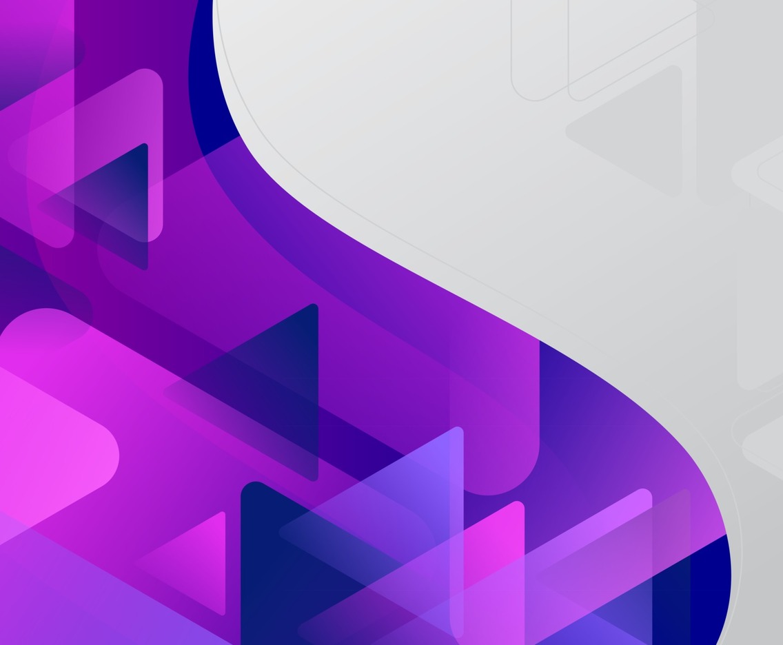 Geometric Prism Grey and Purple Layer