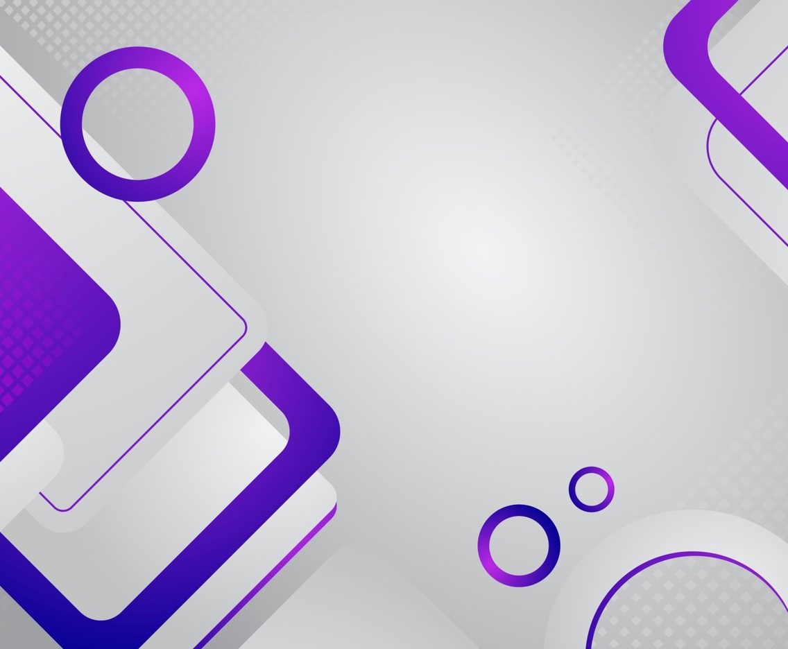 Geometric Bevel Purple and Grey