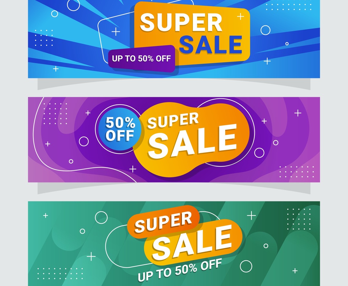 Set of Sales Banner Collection