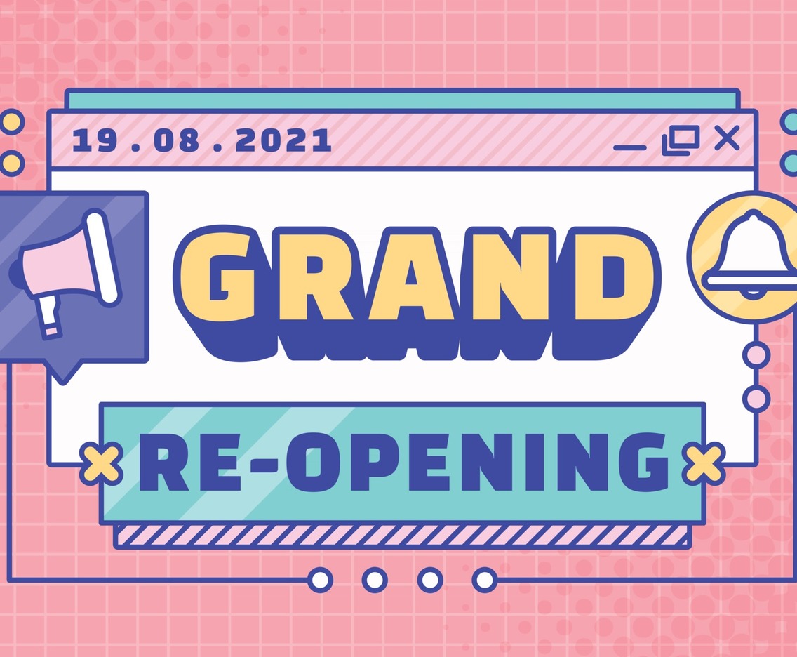 Grand Re-Opening Background