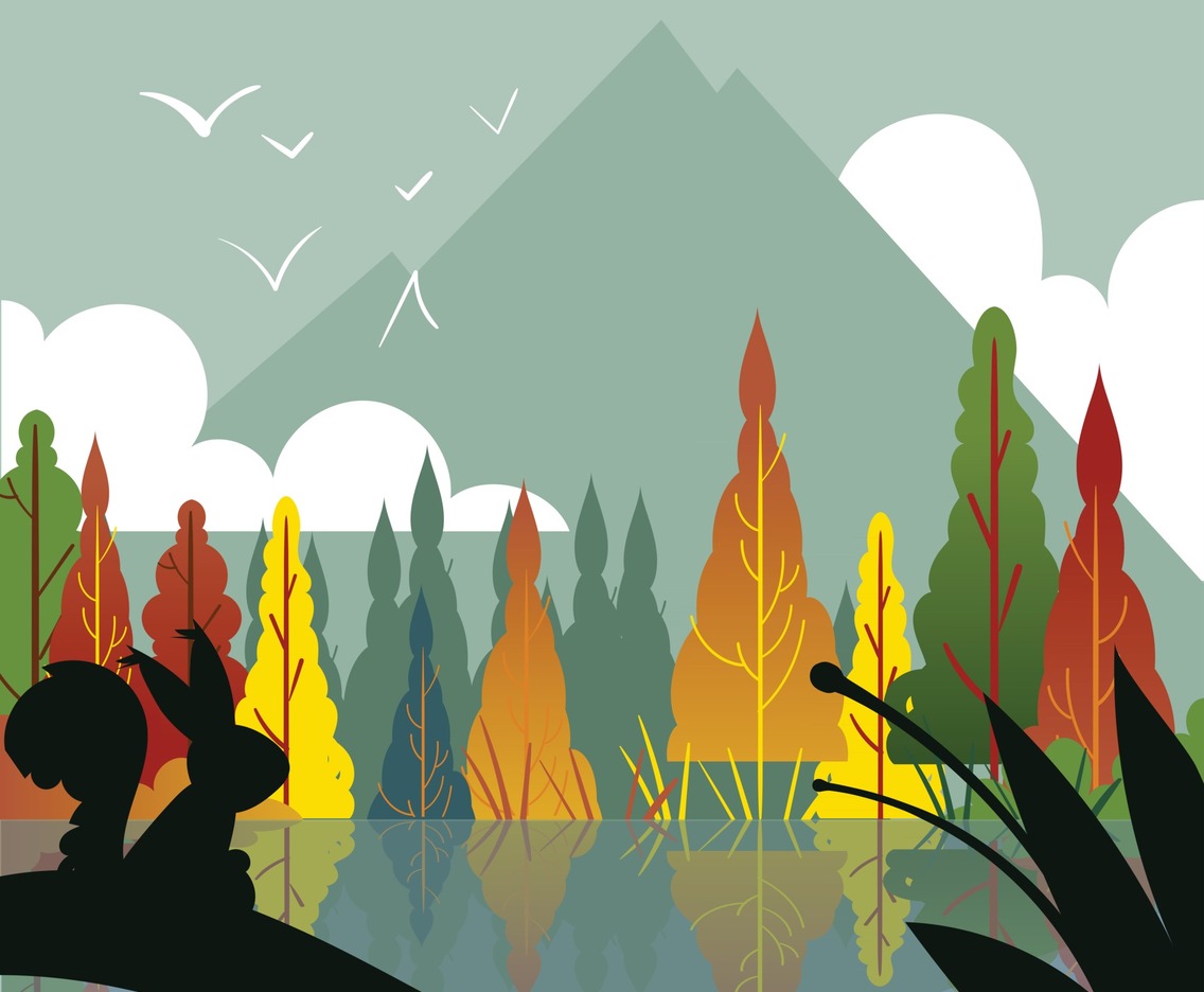 A Fall Season Scenery