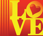 Love Card Vector Design