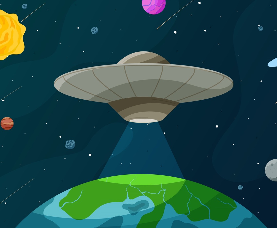 Ufo Above The Earth