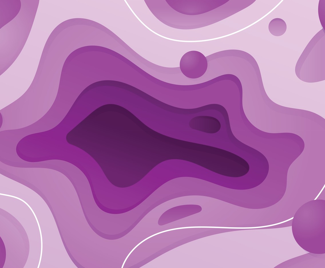 Abstract Purple Papercut