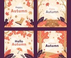 Hello Autumn Season Card Set