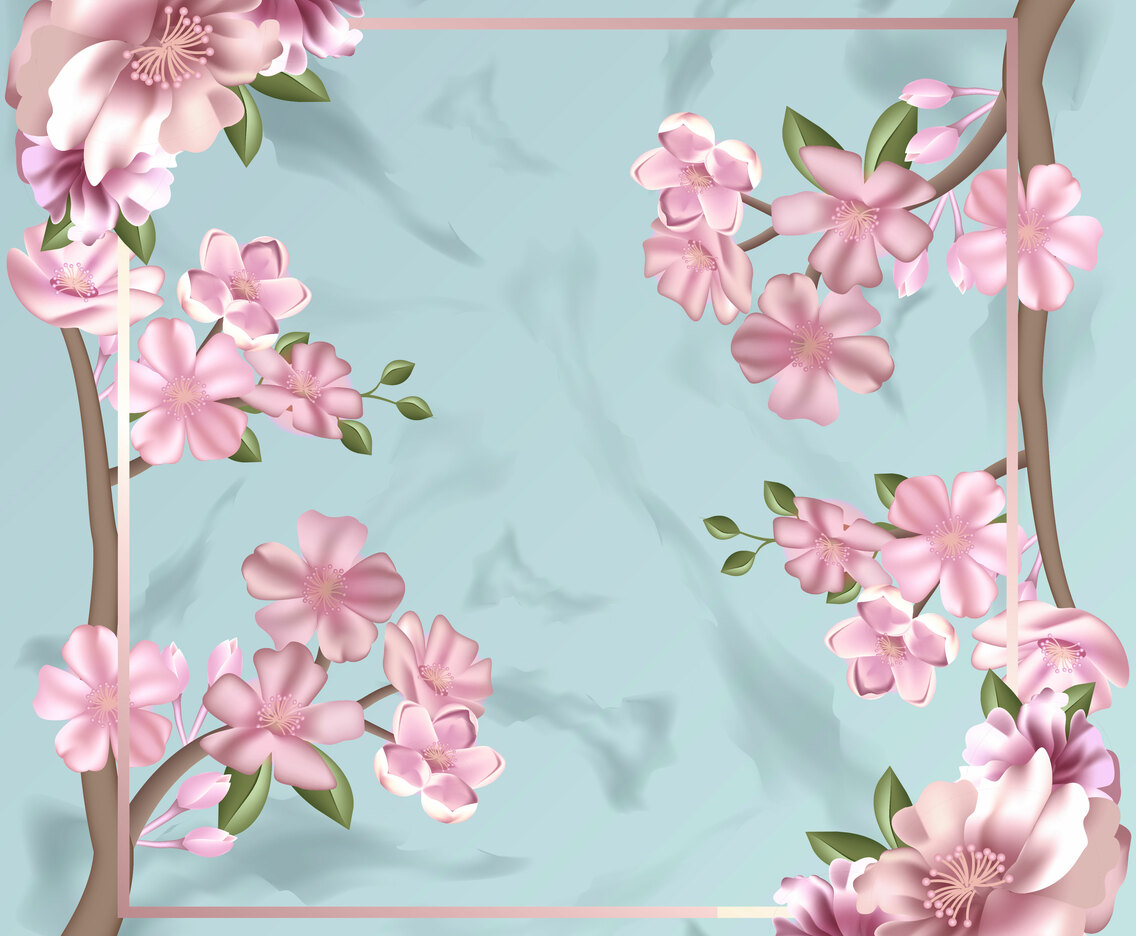 Flowers blooming background