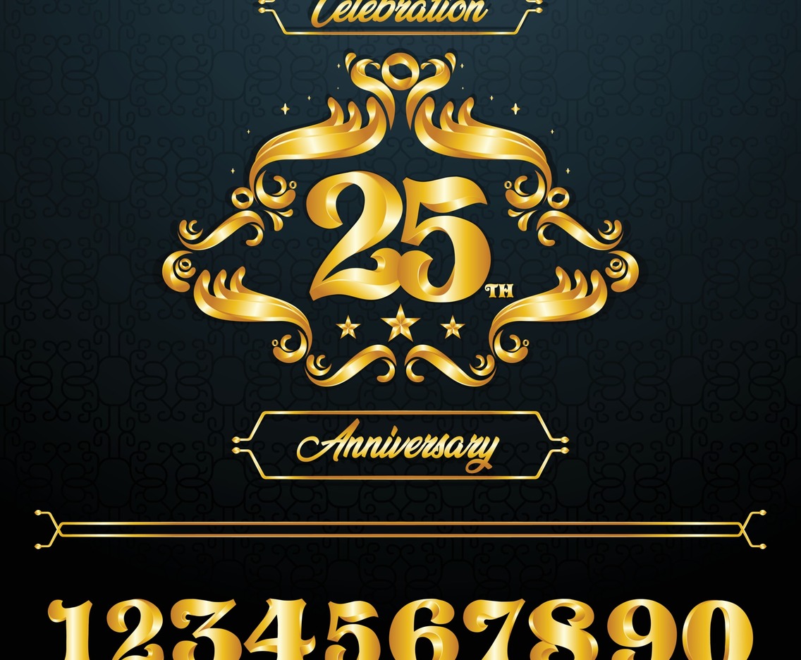 Celebrate Anniversary Background Concept