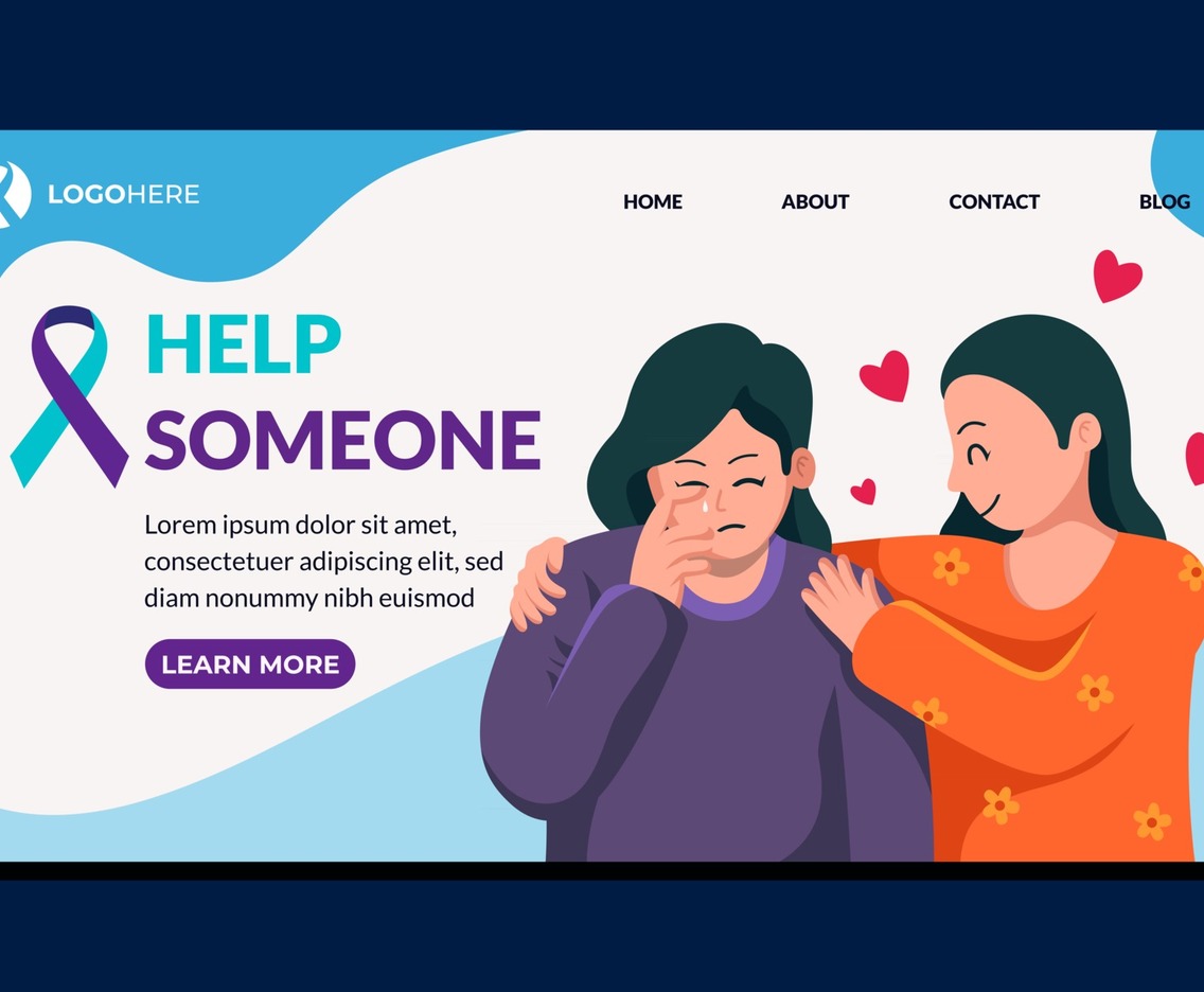 Suicide Prevention Landing Page