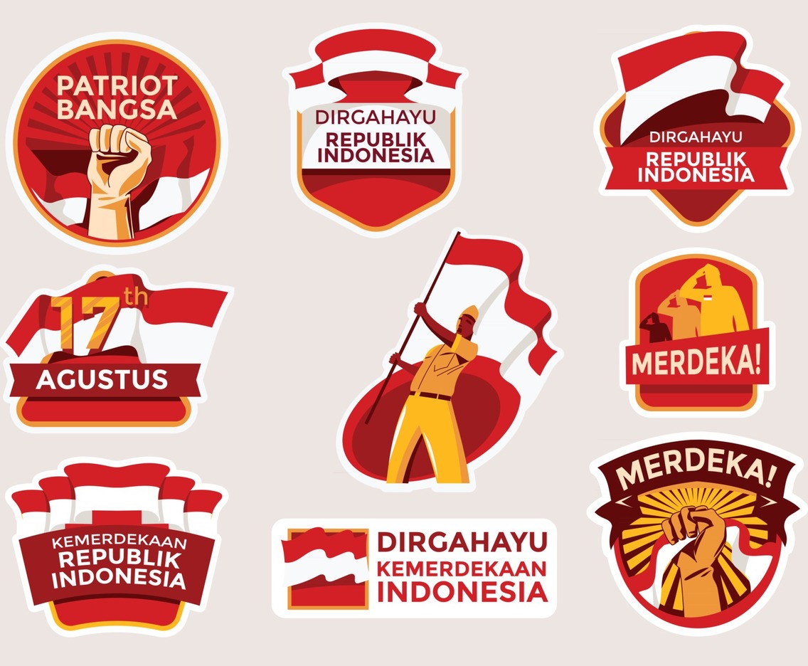 Dirgahayu Kemerdekaan Indonesia for Independence Indonesia Emblem