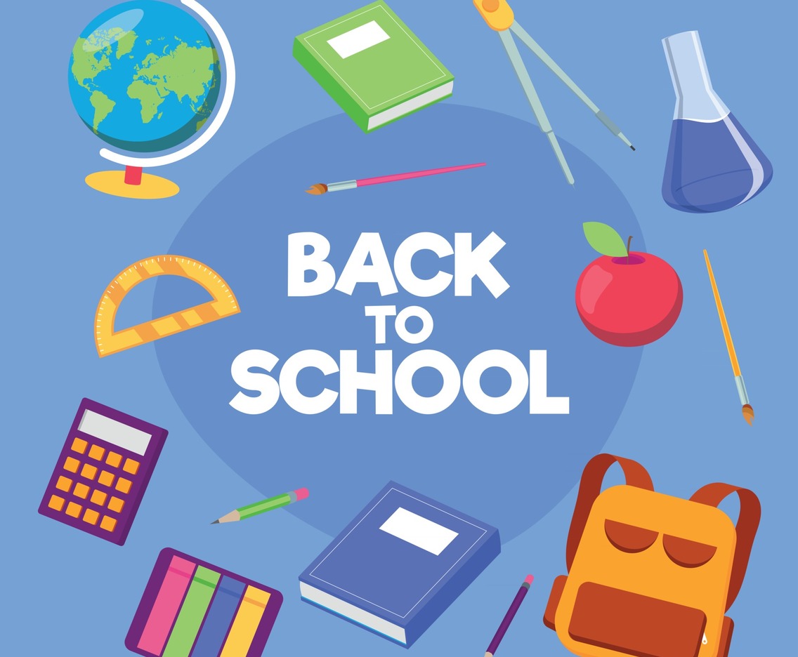 School Suplies Background