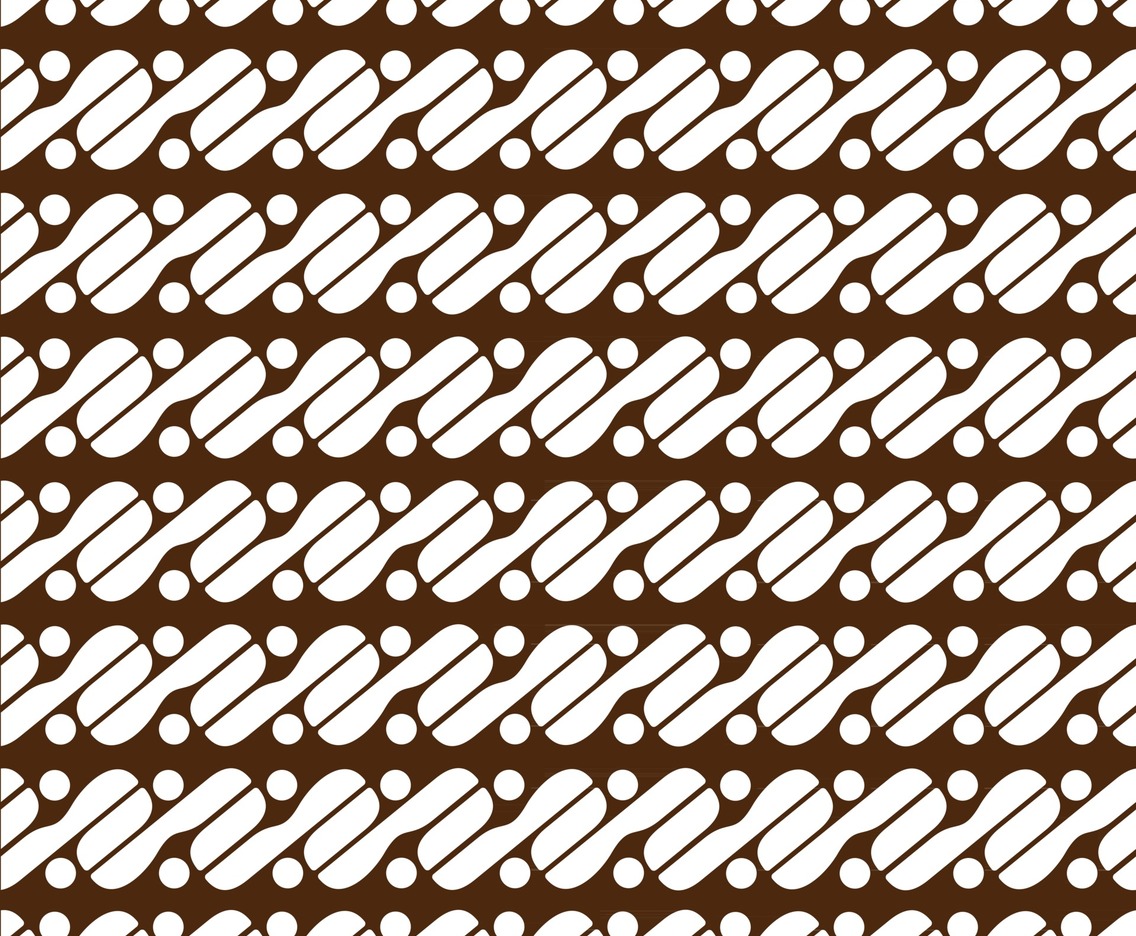 Traditional Batik Parang Seamless Pattern