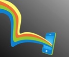 Rainbow iPhone