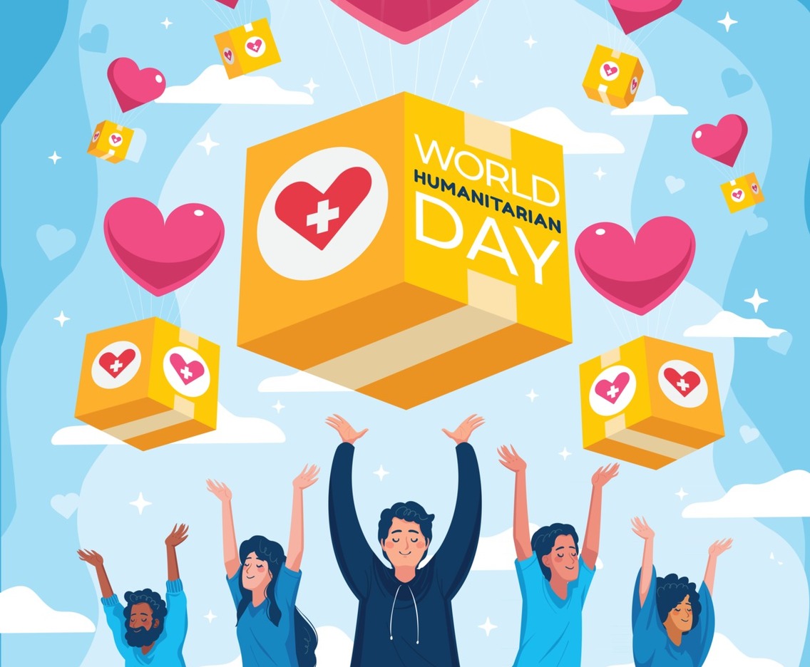 World Humanitarian Day Poster Concept