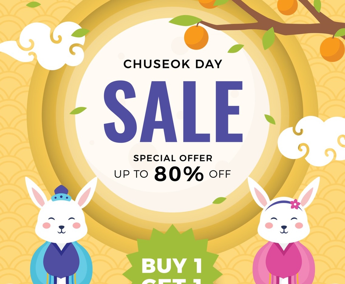 Chuseok Day Sale Flyer