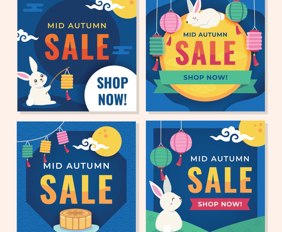 Mid Autumn Sale Social Media Post
