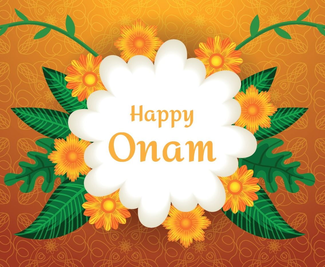 Happy Onam Background Concept