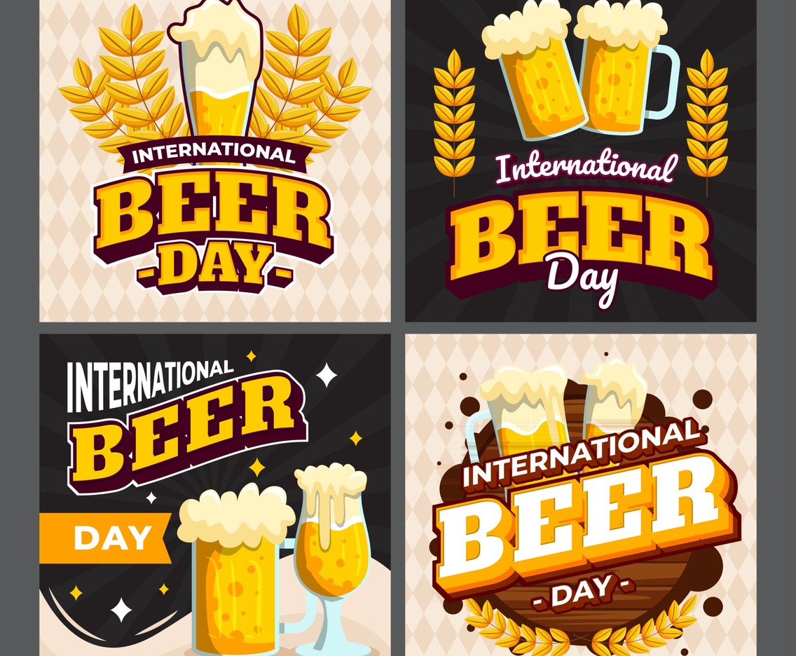 International Beer Day Card Set