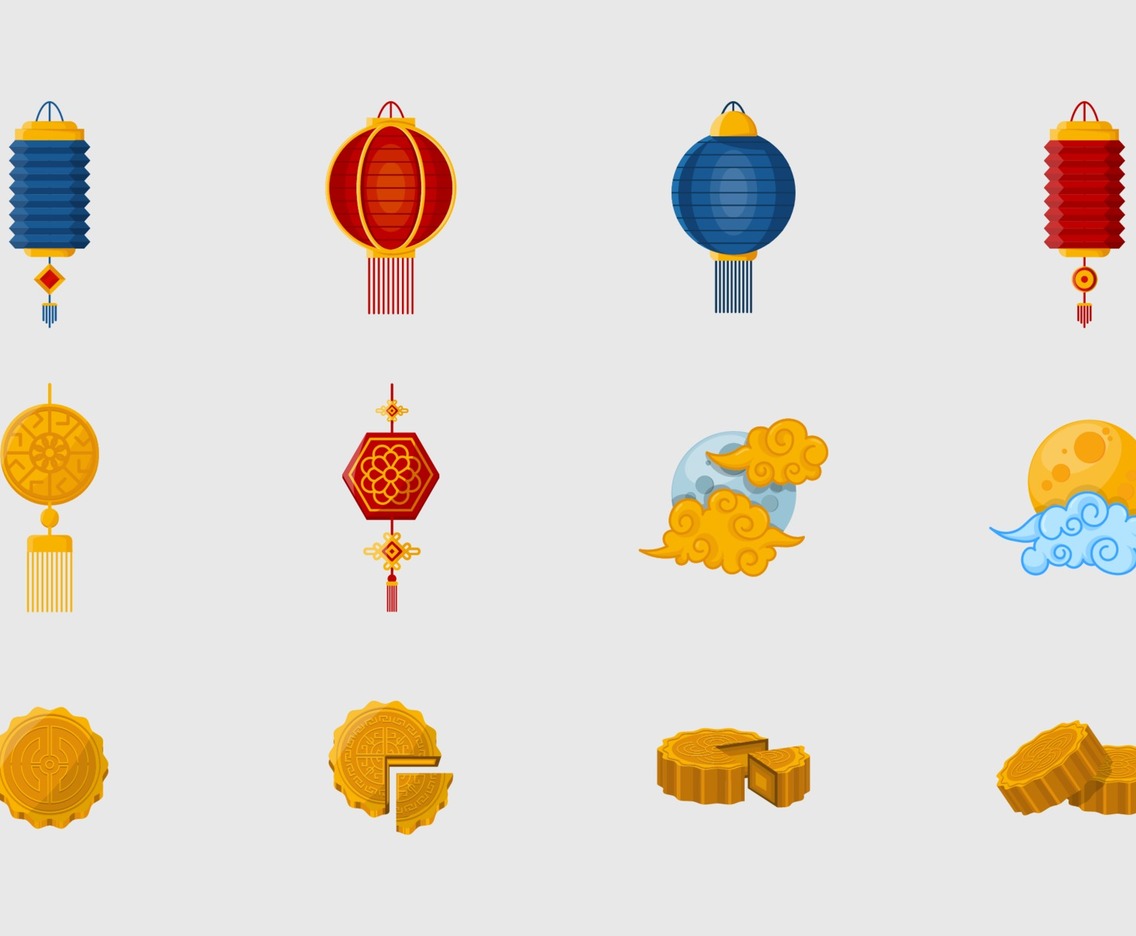 Mid Autumn Icon Collection