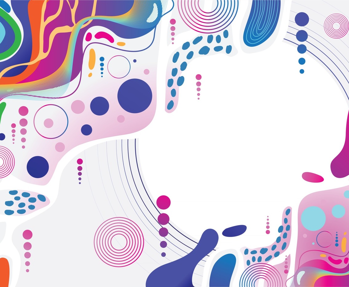 Abstract Background with Colorful Liquid Pattern