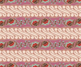 Batik Parang Seamless Pattern with Pastel Color