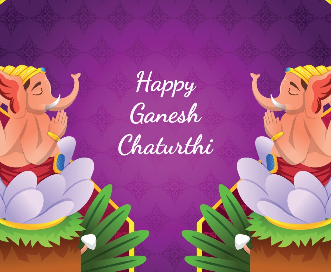Ganesh Chaturthi Festival Background