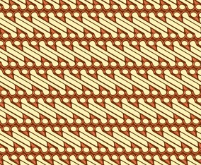 Traditional Batik Parang Pattern