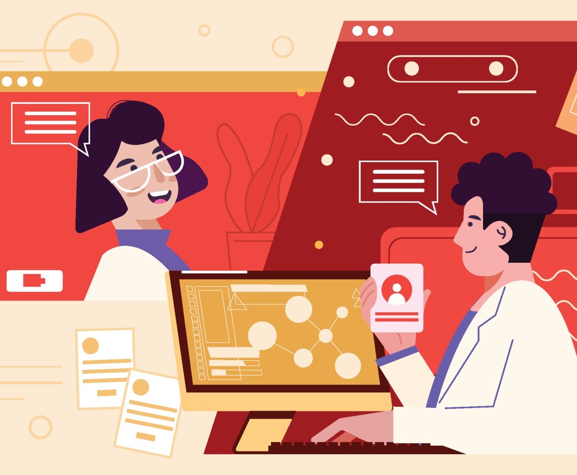 Doctors Video Call and Teleconsultation Concept