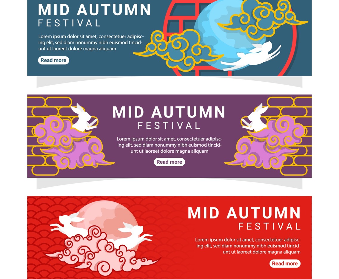 Mid Autumn Banner Collection