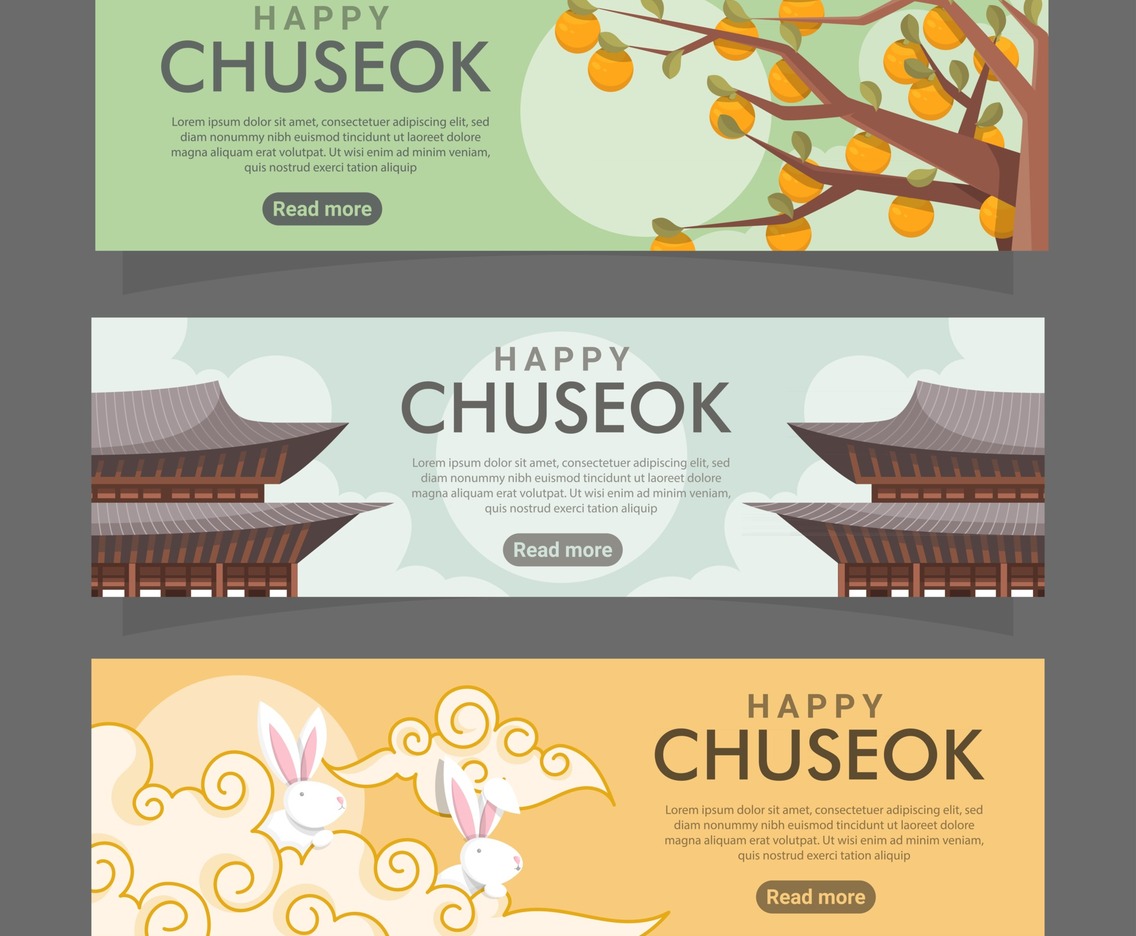 Chuseok Festival Banner Collection