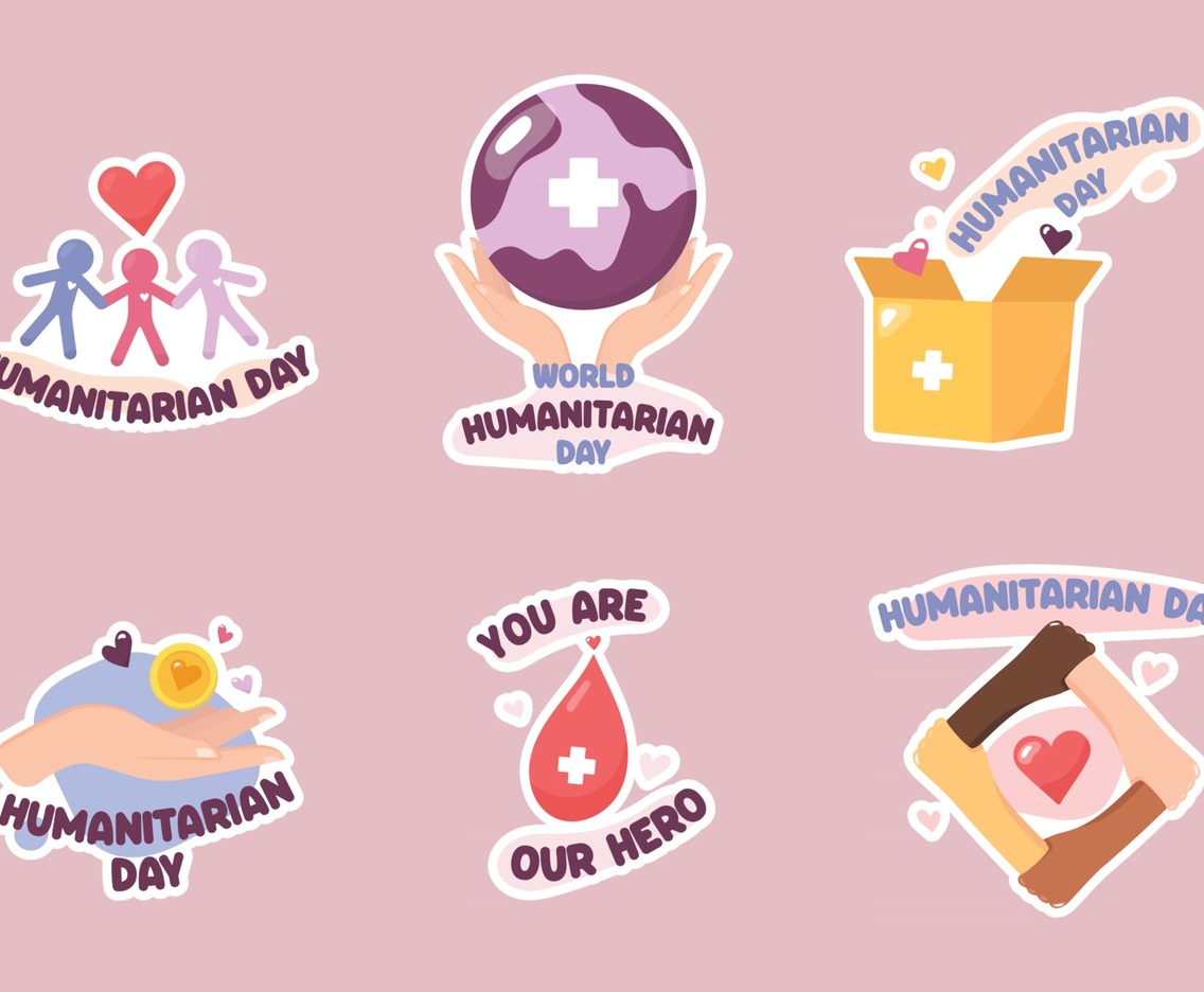 World Humanitarian Day Sticker
