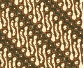 Batik Parang Indonesia Seamless Pattern